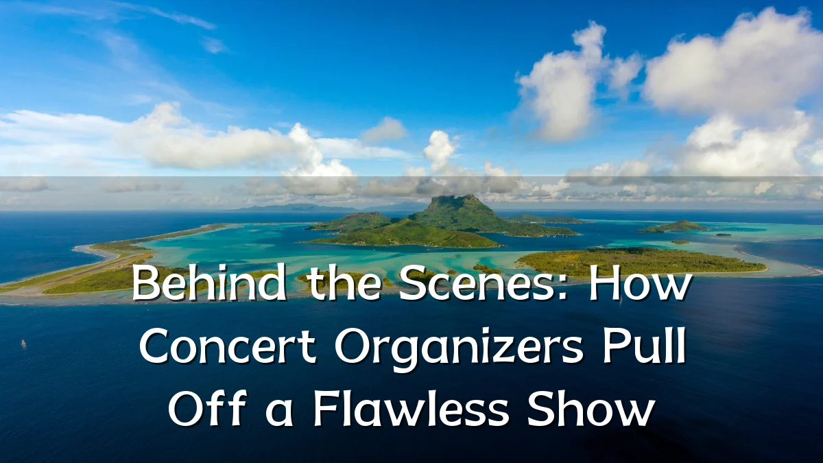 Behind the Scenes: How Concert Organizers Pull Off a Flawless Show