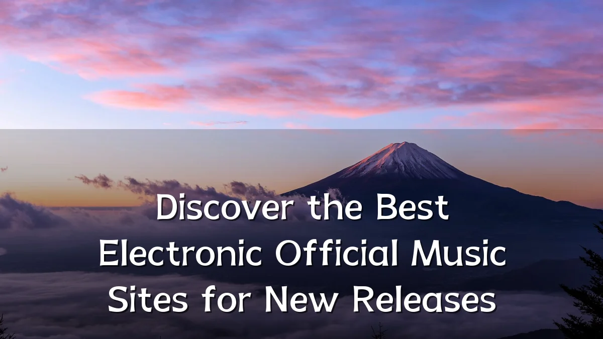Discover the Best Electronic Official Music Sites for New Releases