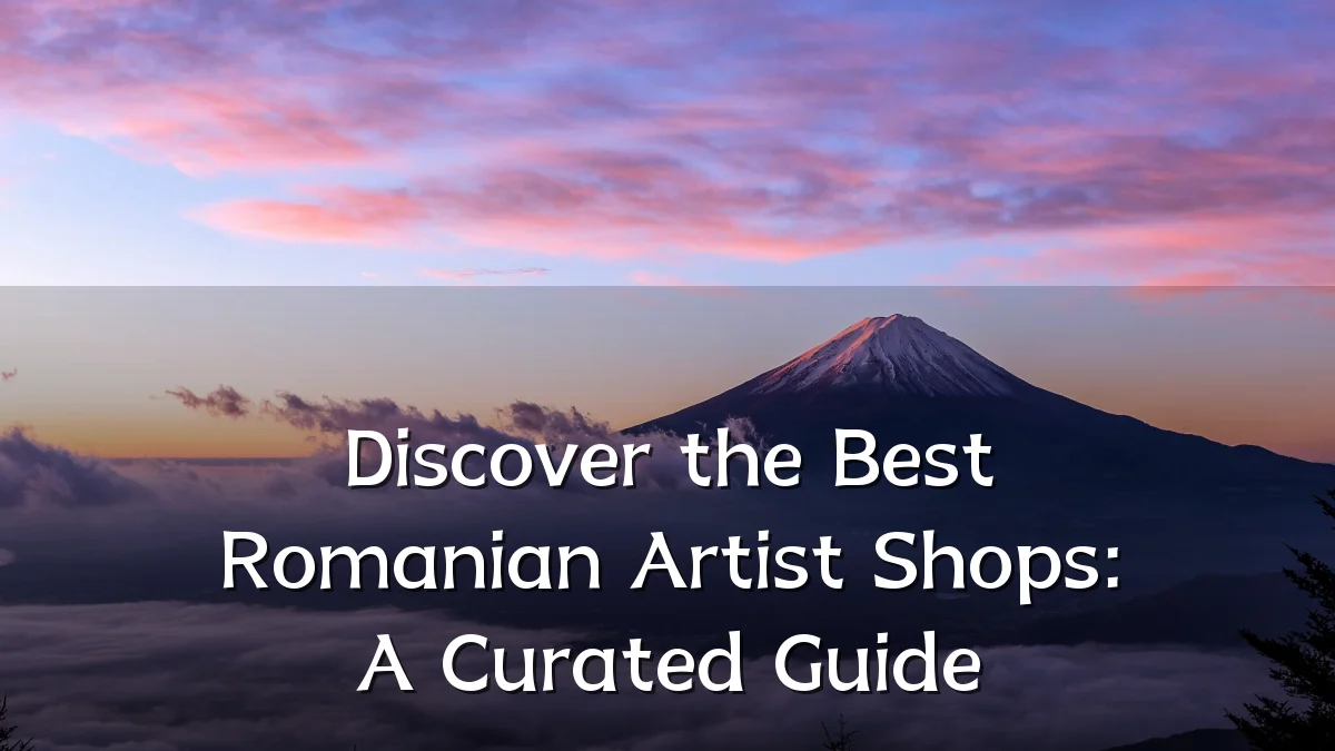 Discover the Best Romanian Artist Shops: A Curated Guide