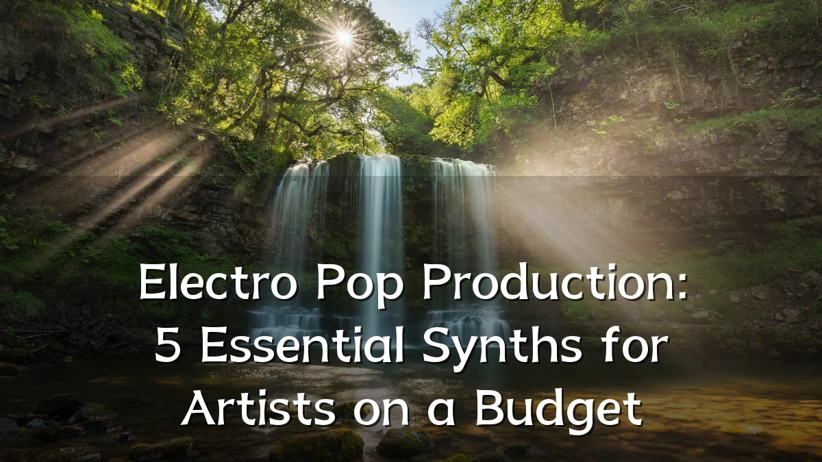 Electro Pop Production: 5 Essential Synths for Artists on a Budget