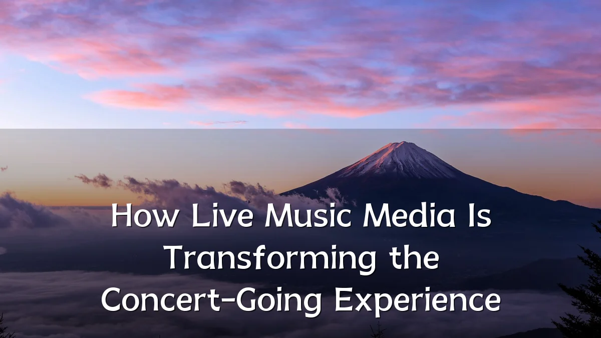 How Live Music Media Is Transforming the Concert-Going Experience
