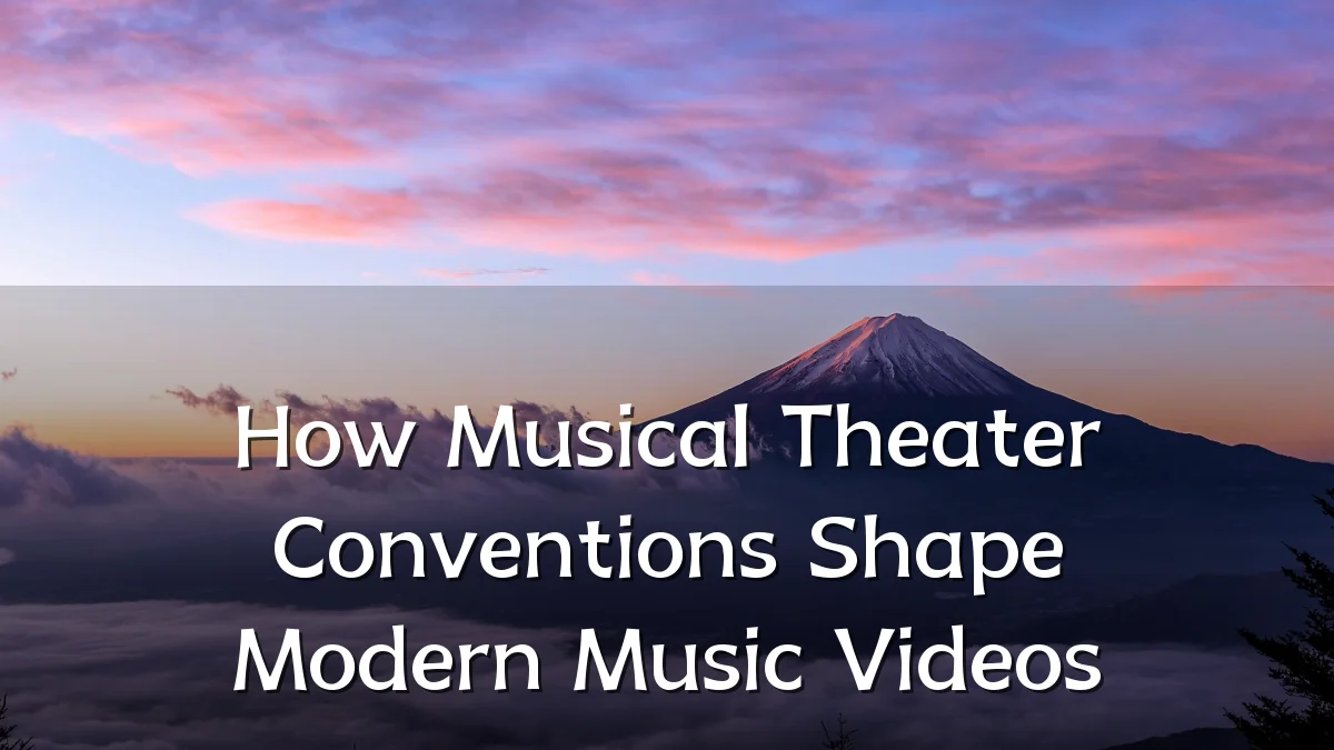 How Musical Theater Conventions Shape Modern Music Videos