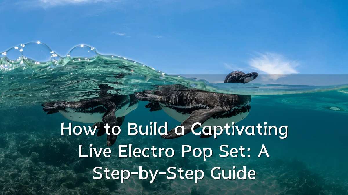 How to Build a Captivating Live Electro Pop Set: A Step-by-Step Guide