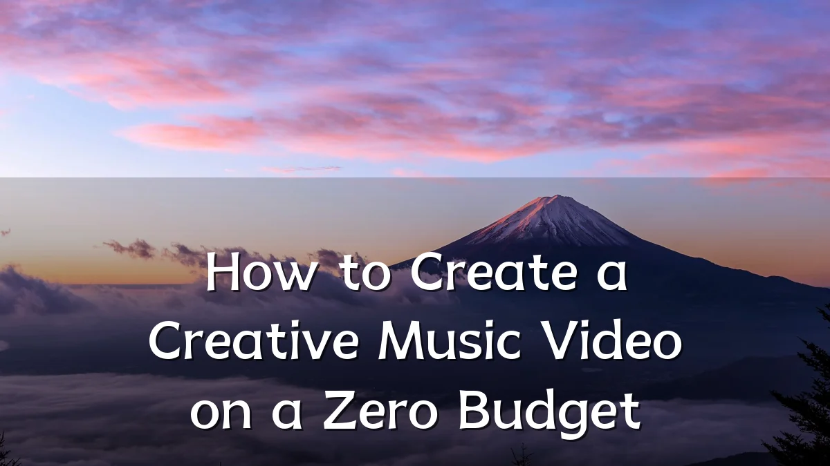 How to Create a Creative Music Video on a Zero Budget