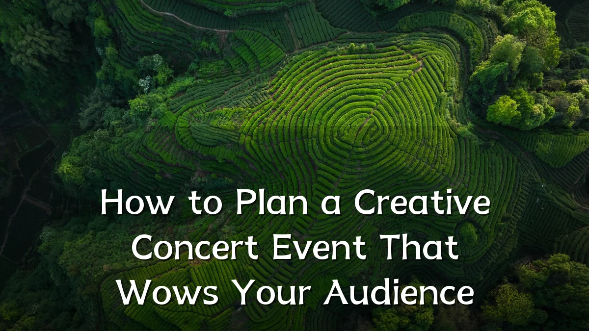How to Plan a Creative Concert Event That Wows Your Audience