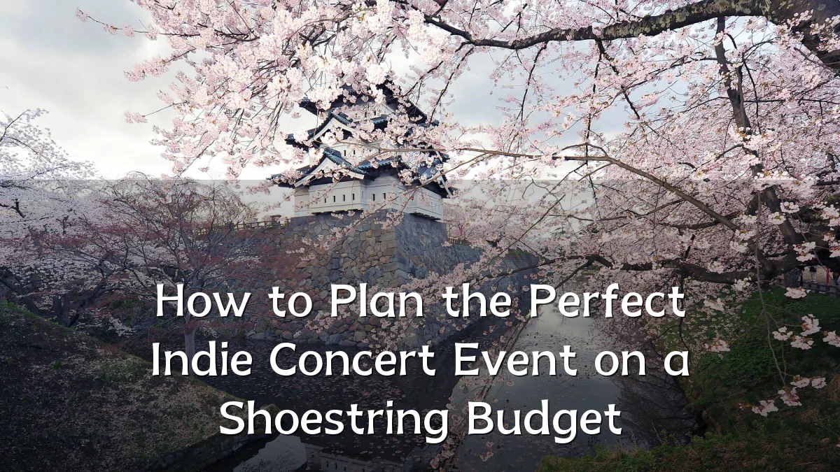 How to Plan the Perfect Indie Concert Event on a Shoestring Budget