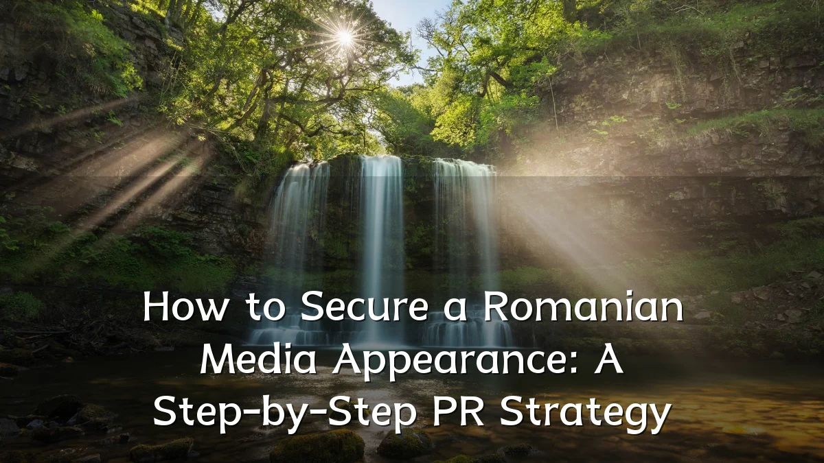 How to Secure a Romanian Media Appearance: A Step-by-Step PR Strategy
