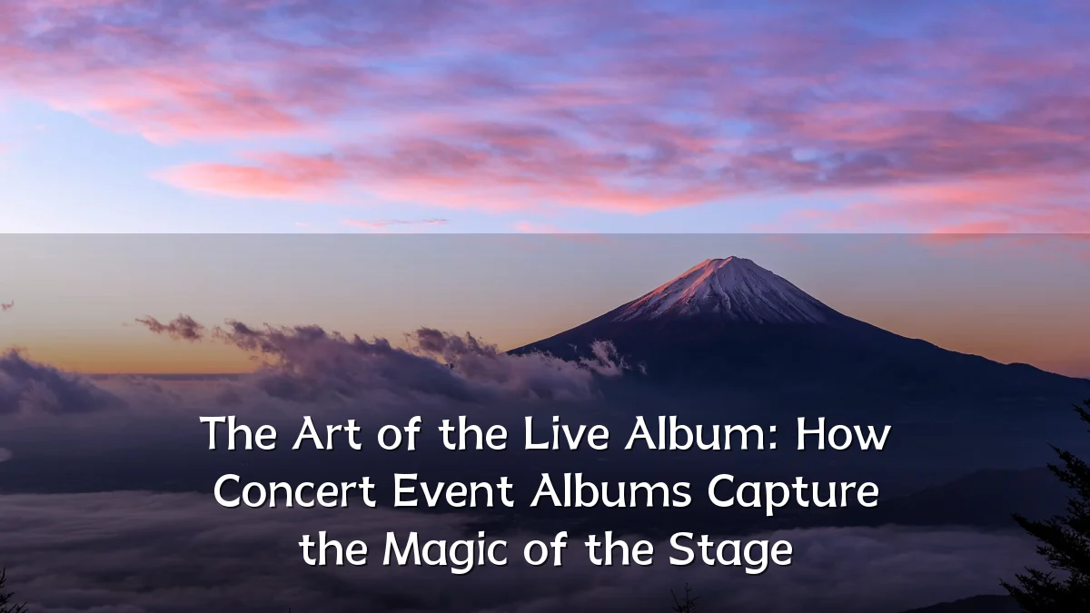 The Art of the Live Album: How Concert Event Albums Capture the Magic of the Stage