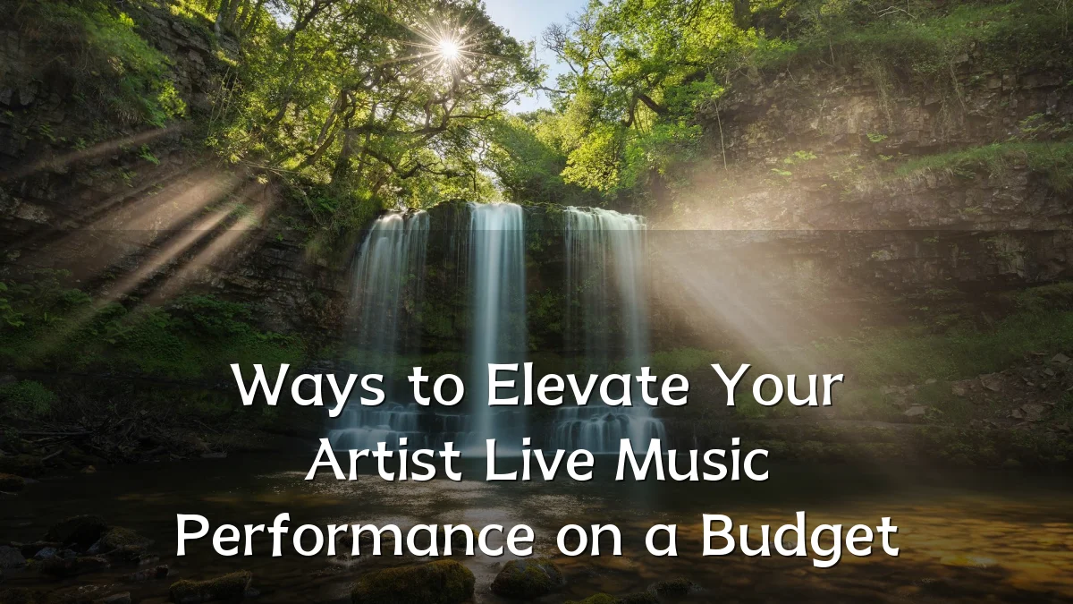 Ways to Elevate Your Artist Live Music Performance on a Budget
