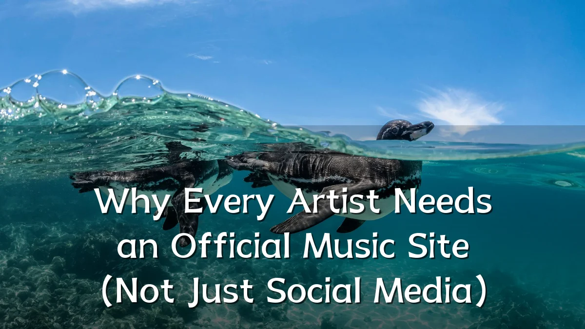 Why Every Artist Needs an Official Music Site (Not Just Social Media)
