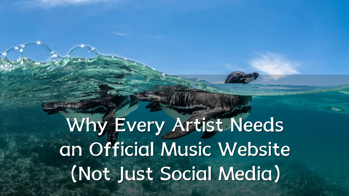 Why Every Artist Needs an Official Music Website (Not Just Social Media)