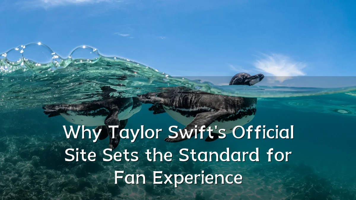 Why Taylor Swift's Official Site Sets the Standard for Fan Experience